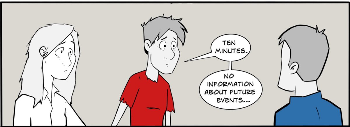 3 years in the making — TimeWise is DONE! Now we need your help to print it! ⏳💥
 Back the Kickstarter for this sci-fi rom-com &amp; get digital, physical, or even a shirt!
 ➡️ Bit.ly/Timewisecomic

 #TimeWiseComic #KickstarterComics #IndieComics #SciFiRomance