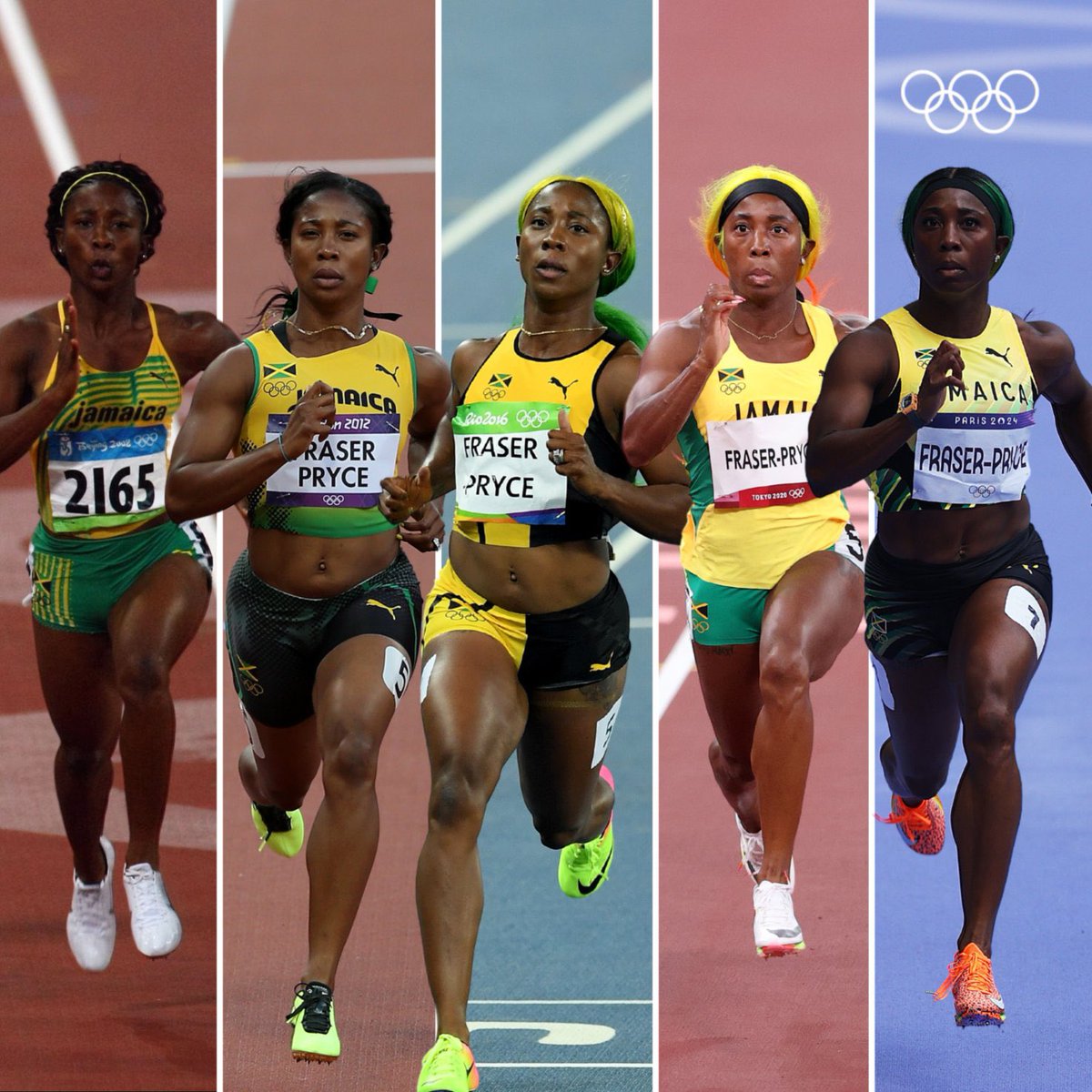 Owen (@_owenm_) on Twitter photo Happy International Olympic Day ๐๐๐ค๐โค๏ธ
5 Olympics, 3 continents, 26 races, 3 Olympic gold medals, and 8 total Olympic medals. Shelly-Ann Fraser-Pryce ๐ฏ๐ฒ has done it all!
#OlympicDay
๐ธ <a href="/Olympics/">The Olympic Games</a> Happy International Olympic Day ๐๐๐ค๐โค๏ธ
5 Olympics, 3 continents, 26 races, 3 Olympic gold medals, and 8 total Olympic medals. Shelly-Ann Fraser-Pryce ๐ฏ๐ฒ has done it all!
#OlympicDay
๐ธ <a href="/Olympics/">The Olympic Games</a>