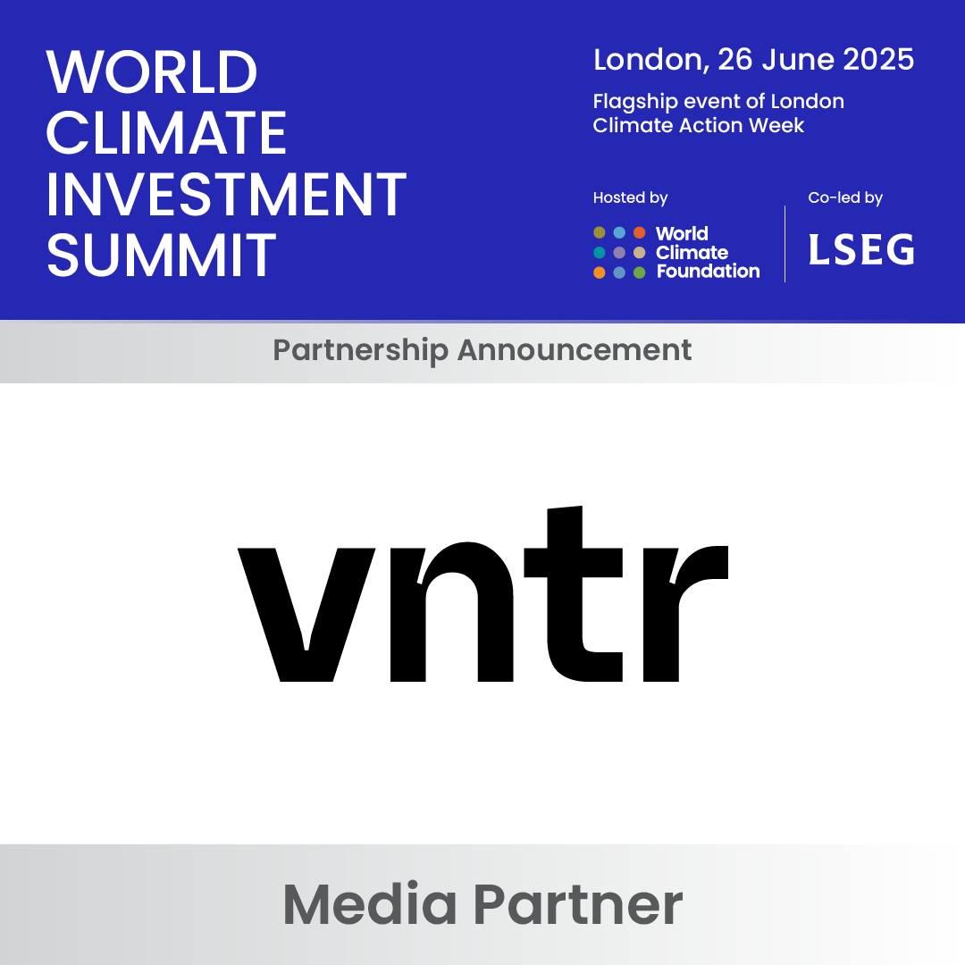 wclimate's tweet image. 💡🗞️ Introducing VNTR – Official Media Partner of the World Climate Investment Summit 2025
VNTR joins WCIS 2025 as a Media Partner, amplifying the voices of innovators, investors, and climate leaders building a nature-positive, net-zero future.
With high-impact storytelling and…