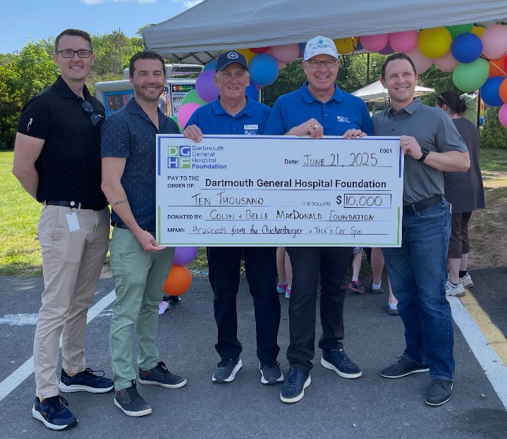 Dartmouth General Hospital Foundation (@dghfoundation) on Twitter photo Dartmouth General Hospital is what it is today thanks to our incredible community. A huge shoutout to <a href="/thechickburger/">The Chickenburger</a> & Jack's Car Spa for hosting fun-filled, family-friendly events this past month that raised $10,000 for @dghfoundation! Every bit of support makes a difference! Dartmouth General Hospital is what it is today thanks to our incredible community. A huge shoutout to <a href="/thechickburger/">The Chickenburger</a> & Jack's Car Spa for hosting fun-filled, family-friendly events this past month that raised $10,000 for @dghfoundation! Every bit of support makes a difference!