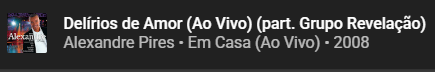 Cara, um bom pagode está entre as cinco melhores coisas da vida:

music.youtube.com/watch?v=p7NRRr…