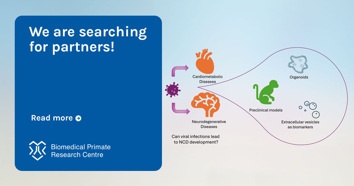 We're looking for partners to explore how viral infections contribute to neurodegenerative &amp; cardiometabolic diseases under #IHI Call 11.
Join us! 🧠🦠
🔗 bprc.nl/en/news/resear…
#Neurodegeneration #COVID19 #HorizonEU #BPRC
