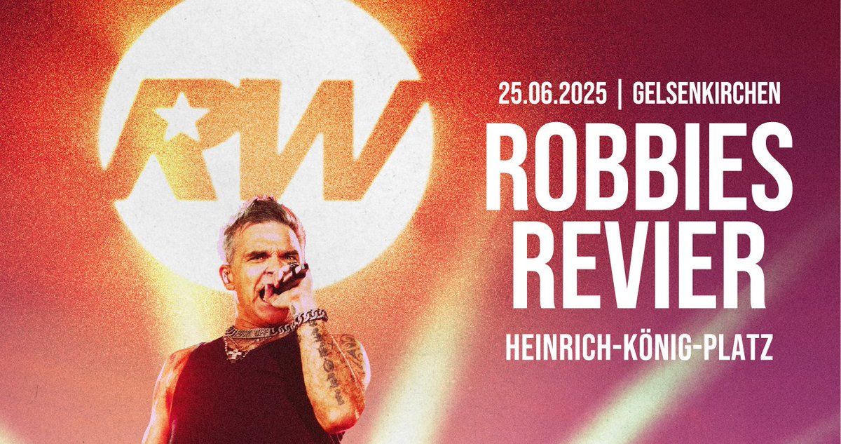 Stadt Gelsenkirchen (@_gelsenkirchen_) on Twitter photo Am Mittwoch, 25. Juni 2025, spielt Superstar <a href="/robbiewilliams/">Robbie Williams</a> in der <a href="/VELTINSarena/">VELTINS-Arena</a> – und der Heinrich-König-Platz in der Gelsenkirchener City verwandelt sich in „Robbies Revier“! Mittwoch, 25. Juni 2025 | 12–19 Uhr - seid dabei! 👉 t1p.de/lu414
<a href="/GGelsenkirchen/">Gerne Gelsenkirchen</a> Am Mittwoch, 25. Juni 2025, spielt Superstar <a href="/robbiewilliams/">Robbie Williams</a> in der <a href="/VELTINSarena/">VELTINS-Arena</a> – und der Heinrich-König-Platz in der Gelsenkirchener City verwandelt sich in „Robbies Revier“! Mittwoch, 25. Juni 2025 | 12–19 Uhr - seid dabei! 👉 t1p.de/lu414
<a href="/GGelsenkirchen/">Gerne Gelsenkirchen</a>