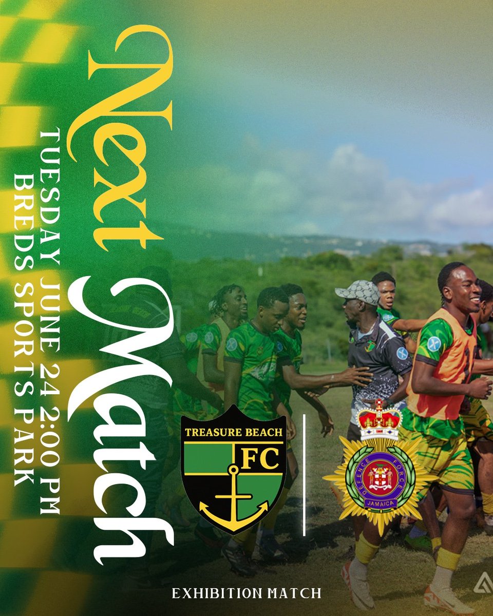 Preparations for our <a href="/premierleague/">Premier League</a> are in full swing!
We’re kicking things off with our first exhibition match vs the <a href="/JDFSoldier/">Jamaica Defence Force</a> (Jamaica Defence Force Football Team). Come out and support as we get our first look at the 2025/2026 season ahead at 2pm <a href="/BredsFoundation/">Breds Treasure Beach</a>  ⚽🇯🇲