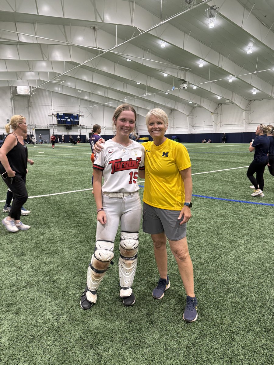 Brityn Duffy (@bduffy2029) on Twitter photo I had such an amazing time getting reps and competing at the <a href="/umichsoftball/">Michigan Softball</a> Summer Prospect Camp! It was a great way to get quality reps before this season. Thank you Coaches and staff for your time and effort over these past 2 days! Go blue!
<a href="/btholl/">Bonnie Tholl</a> <a href="/chiddy3/">Amanda Chidester, OLY</a> <a href="/pezzplayers/">ron pezzoni</a> I had such an amazing time getting reps and competing at the <a href="/umichsoftball/">Michigan Softball</a> Summer Prospect Camp! It was a great way to get quality reps before this season. Thank you Coaches and staff for your time and effort over these past 2 days! Go blue!
<a href="/btholl/">Bonnie Tholl</a> <a href="/chiddy3/">Amanda Chidester, OLY</a> <a href="/pezzplayers/">ron pezzoni</a>