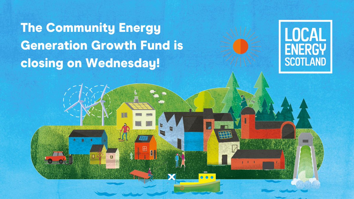 localenergysco's tweet image. The Community Energy Generation Growth Fund from @scotgov's CARES is closing this Wednesday!
If you’re thinking about applying, we'd encourage you to act now.
Start your application today👇
localenergy.scot/funding/commun…