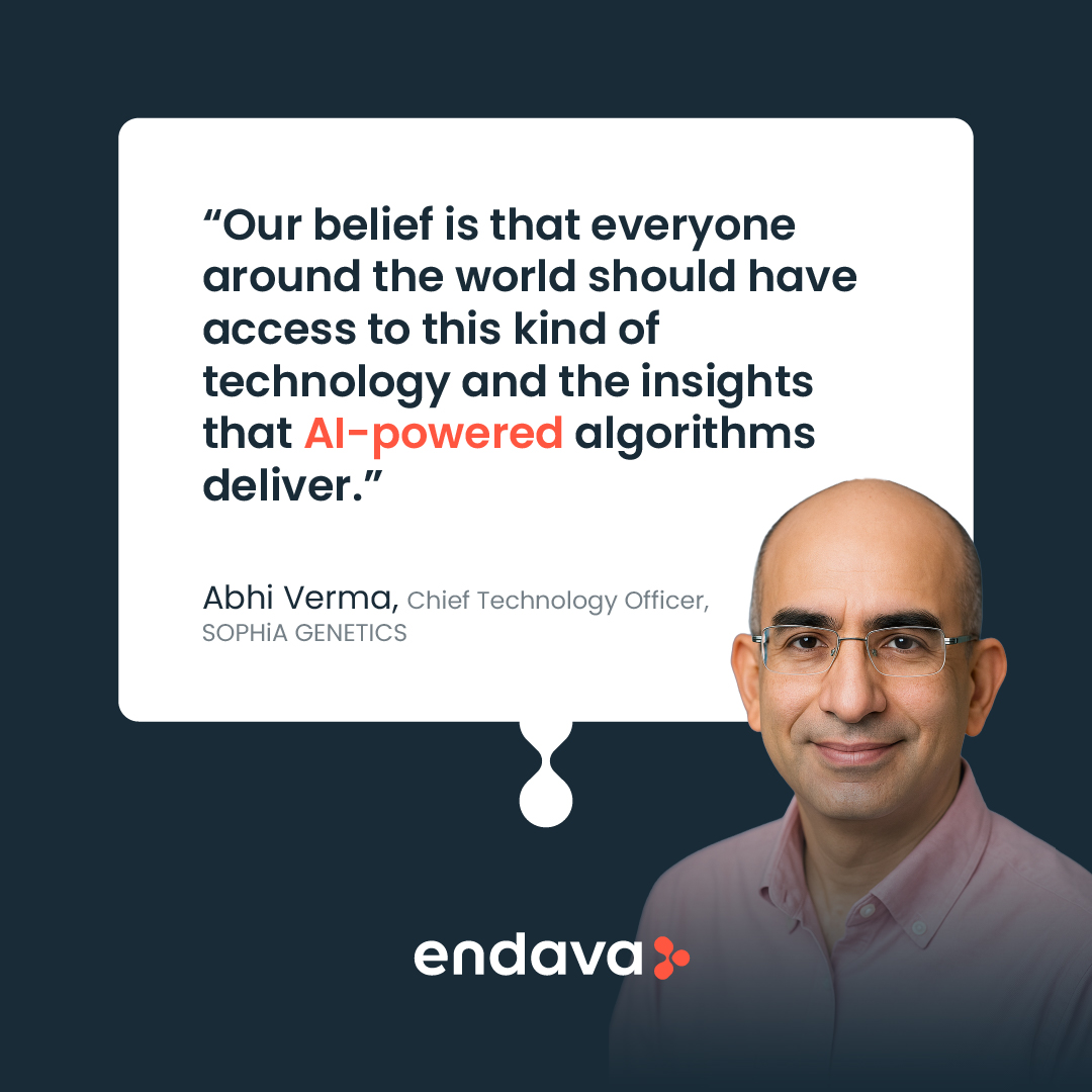 SOPHiA GENETICS is transforming healthcare with AI-driven insights from genomic data. See how Endava helped them scale: 

okt.to/c9kAai 
 
#DigitalHealth #AIinHealthcare