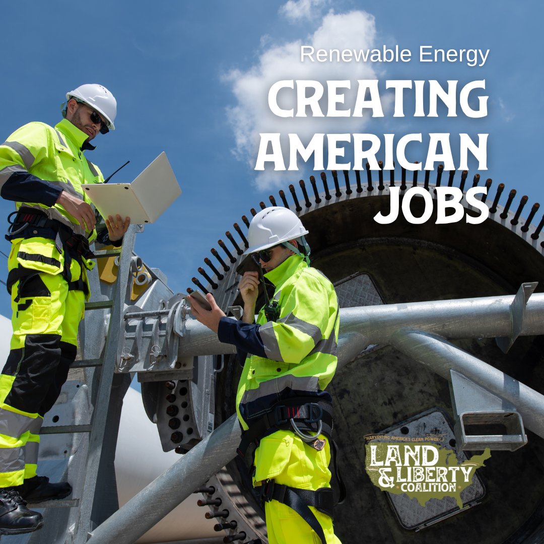 LLCoalition's tweet image. The clean power industry is an important job creator in the United States with a clean energy workforce of almost 1.4 million.
cleanpower.org/facts/state-fa…