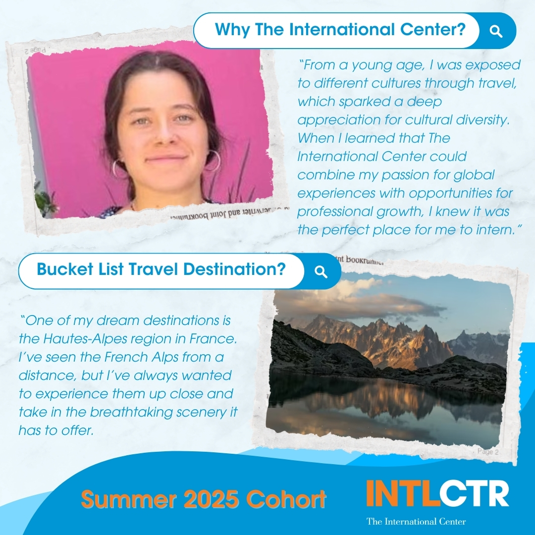 INTLCTR's tweet image. Next up on this #MeetTheInternMonday, please join us in welcoming Daniela Rios-Rojas! She is a rising senior @IndianaUniv!
Click to read about why she chose The #INTLCTR and her bucket list travel destination!