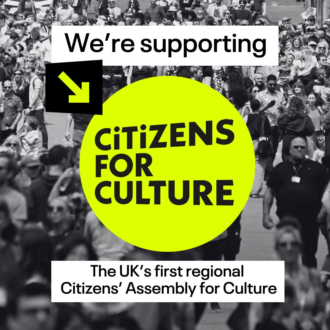 We’re proud to support Citizens For Culture, the UK’s first regional Citizens’ Assembly for Culture . Help shape a cultural plan for the West of England and make sure creative opportunities are inclusive and accessible for all. 

To find out more, visit orlo.uk/Citizens_For_C…