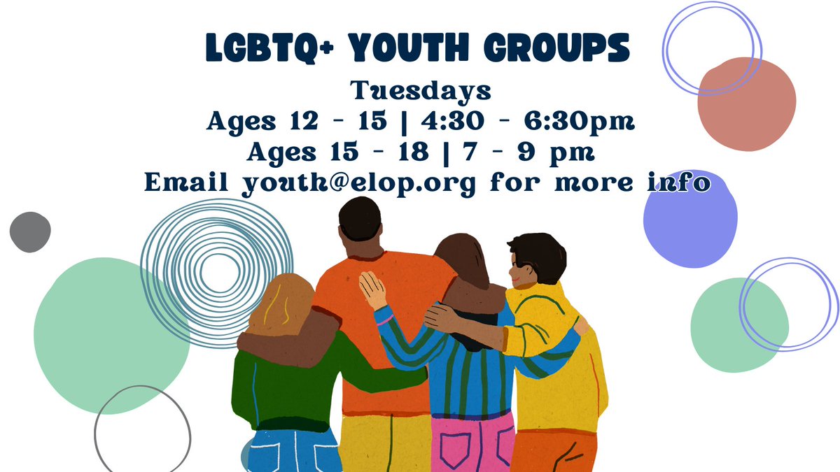 ๐ณ๏ธโ๐elop LGBT mental health and wellbeing (@elop_lgbt) on Twitter photo ๐
LGBTQ+ #YouthGroups on Tuesdays
๐ฅ 12โ15 year olds: 4:30โ6:30pm
๐ฅ 15โ18 year olds: 7โ9pm
Both in Walthamstow
Make friends, enjoy activities and share experiences with other LGBTQ+ young people!
Want to sign up? Email youth@elop.org
<a href="/actnforchildren/">Action for Children</a> <a href="/OnSideYZ/">OnSide</a> <a href="/UKYouth/">UK Youth</a> ๐
LGBTQ+ #YouthGroups on Tuesdays
๐ฅ 12โ15 year olds: 4:30โ6:30pm
๐ฅ 15โ18 year olds: 7โ9pm
Both in Walthamstow
Make friends, enjoy activities and share experiences with other LGBTQ+ young people!
Want to sign up? Email youth@elop.org
<a href="/actnforchildren/">Action for Children</a> <a href="/OnSideYZ/">OnSide</a> <a href="/UKYouth/">UK Youth</a>