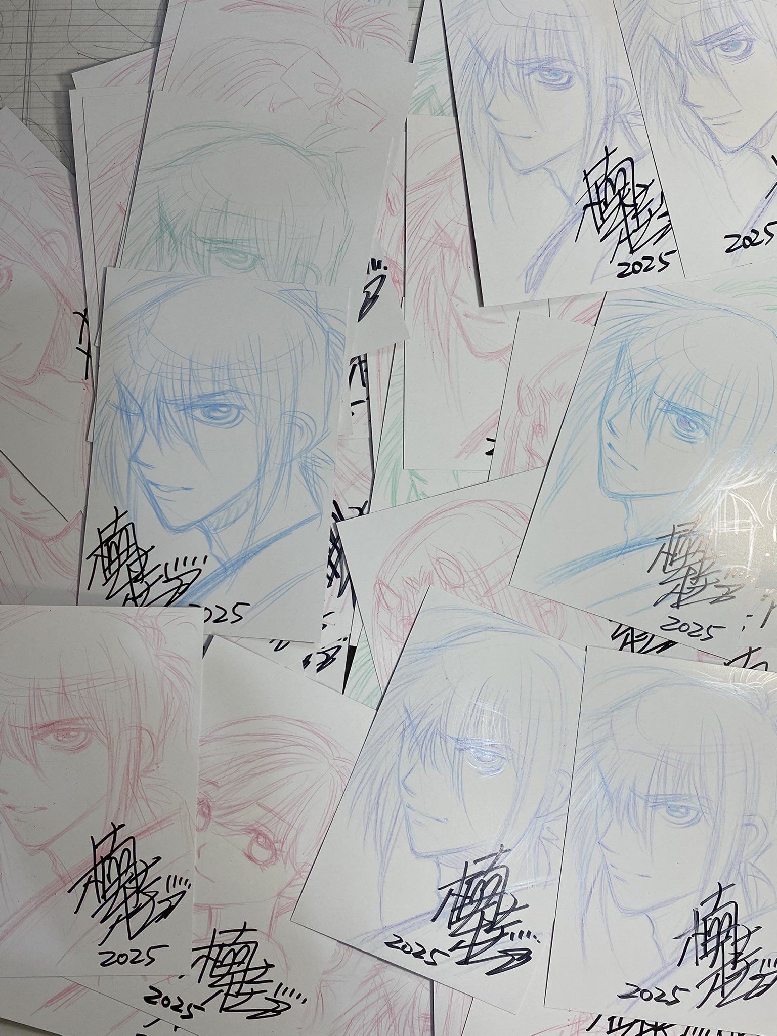 楠桂 直筆イラスト入りポストカードセット 鬼切丸伝 直筆イラスト 直筆サイン onikiri_shikishi.jpg?impolicy=