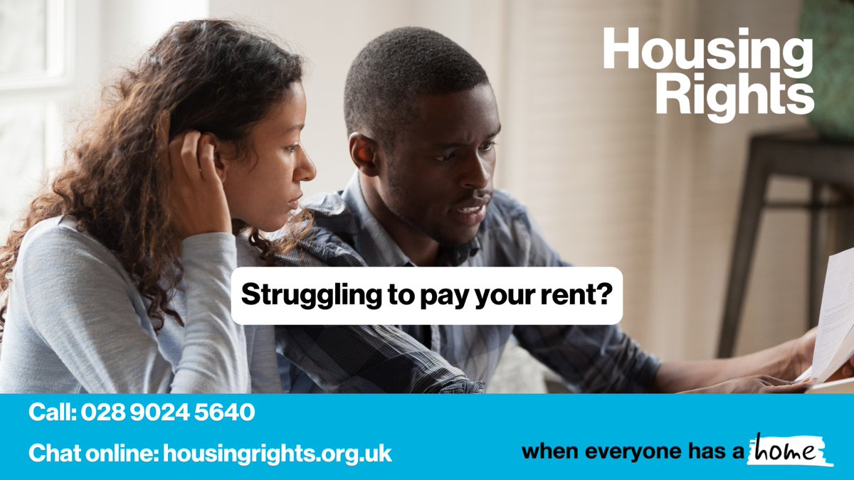 If you rent privately and are struggling to cover your housing costs, there are options to help you.

Call our helpline on 02890245640, or chat online housingrights.org.uk.

Visit our website for more information on help to pay housing costs:
housingrights.org.uk/housing-advice…
