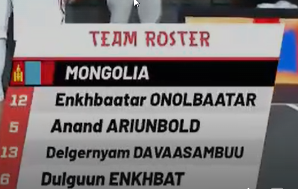 Désolé mais le premier joueur a un nom très drôle quand même