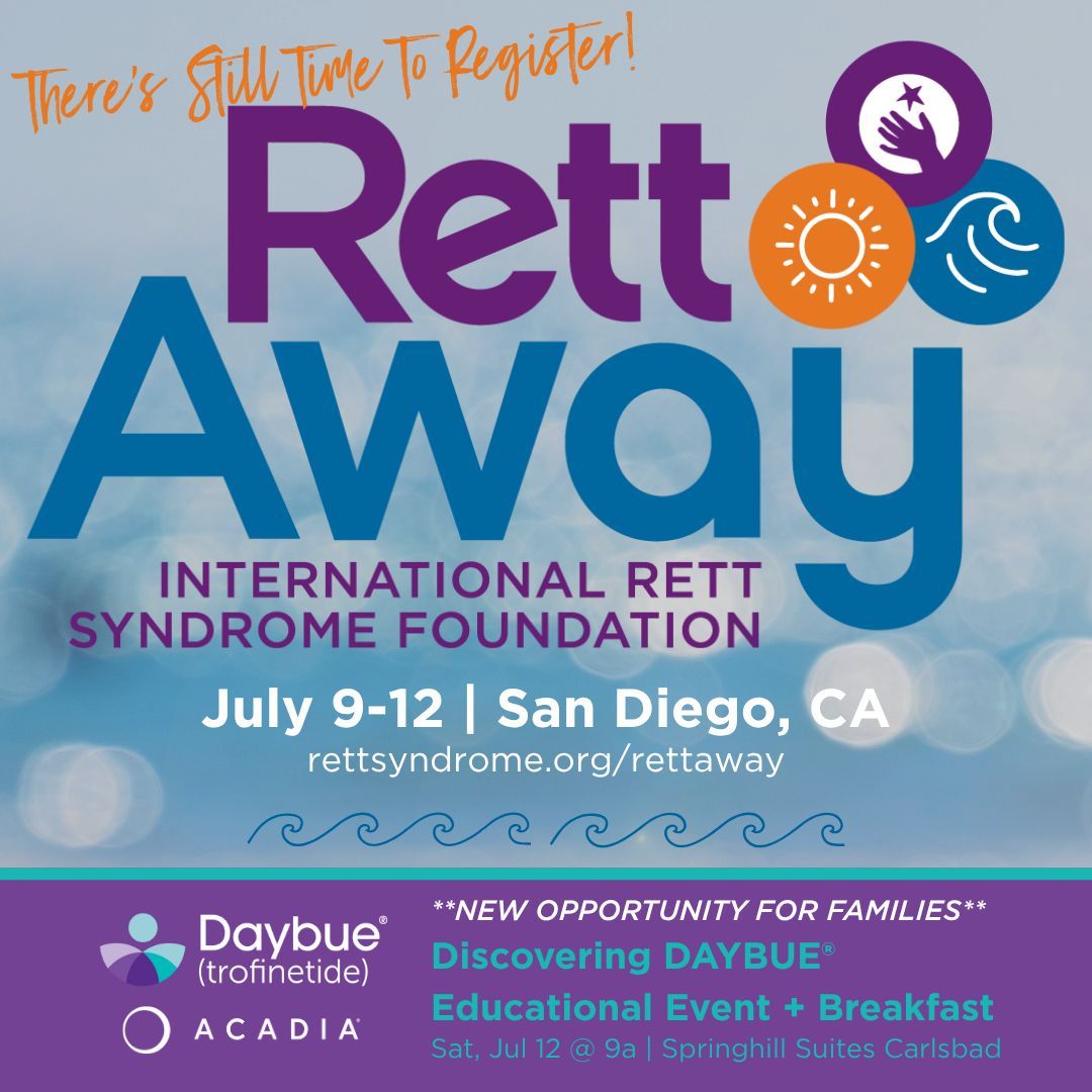 International Rett Syndrome Foundation (@rettsyndrome) on Twitter photo After a close encounter with animals at the zoo and some fun in the sun at the beach, presenting sponsor <a href="/AcadiaPharma/">Acadia Pharmaceuticals</a> invites you to enjoy a complimentary breakfast on Saturday during their Discovering DAYBUE Educational Event! Learn more and RSVP now at rettsyndrome.org/rettaway! After a close encounter with animals at the zoo and some fun in the sun at the beach, presenting sponsor <a href="/AcadiaPharma/">Acadia Pharmaceuticals</a> invites you to enjoy a complimentary breakfast on Saturday during their Discovering DAYBUE Educational Event! Learn more and RSVP now at rettsyndrome.org/rettaway!