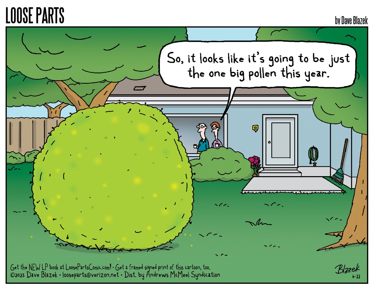 Watch the air quality out there, folks. #Heat #AirQuallityAlert #Pollen #Allergies #Comic #Cartoon