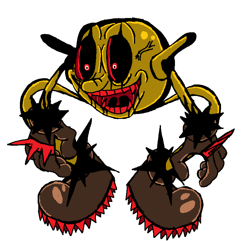 Gabe_Jana's tweet photo. P.A.C updated design #PACsweep #exeoc #exe #pacman #pacmanexe #execommunity #EXE #oc #mspaint https://t.co/4QYQt9jSUo
