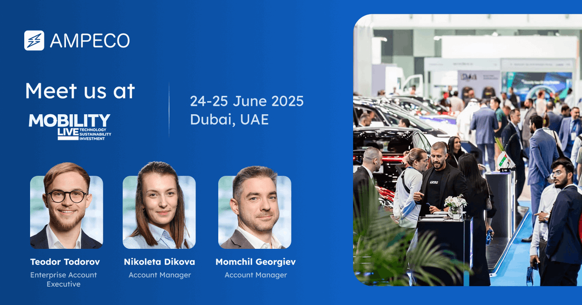 ⚡ From Dubai's smart city ambitions to Saudi Arabia's Vision 2030, AMPECO is heading to <a href="/MobilityLiveME/">Mobility Live Middle East</a>, #MENA’s premier mobility event, where industry pioneers meet to accelerate the future of transportation. Meet our team to discover scalable #EVcharging solutions.