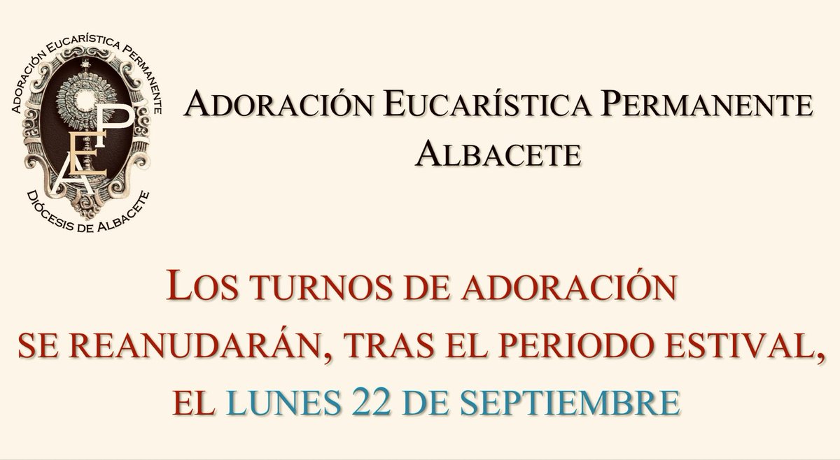 Adoración Eucarística Permanente tweet media