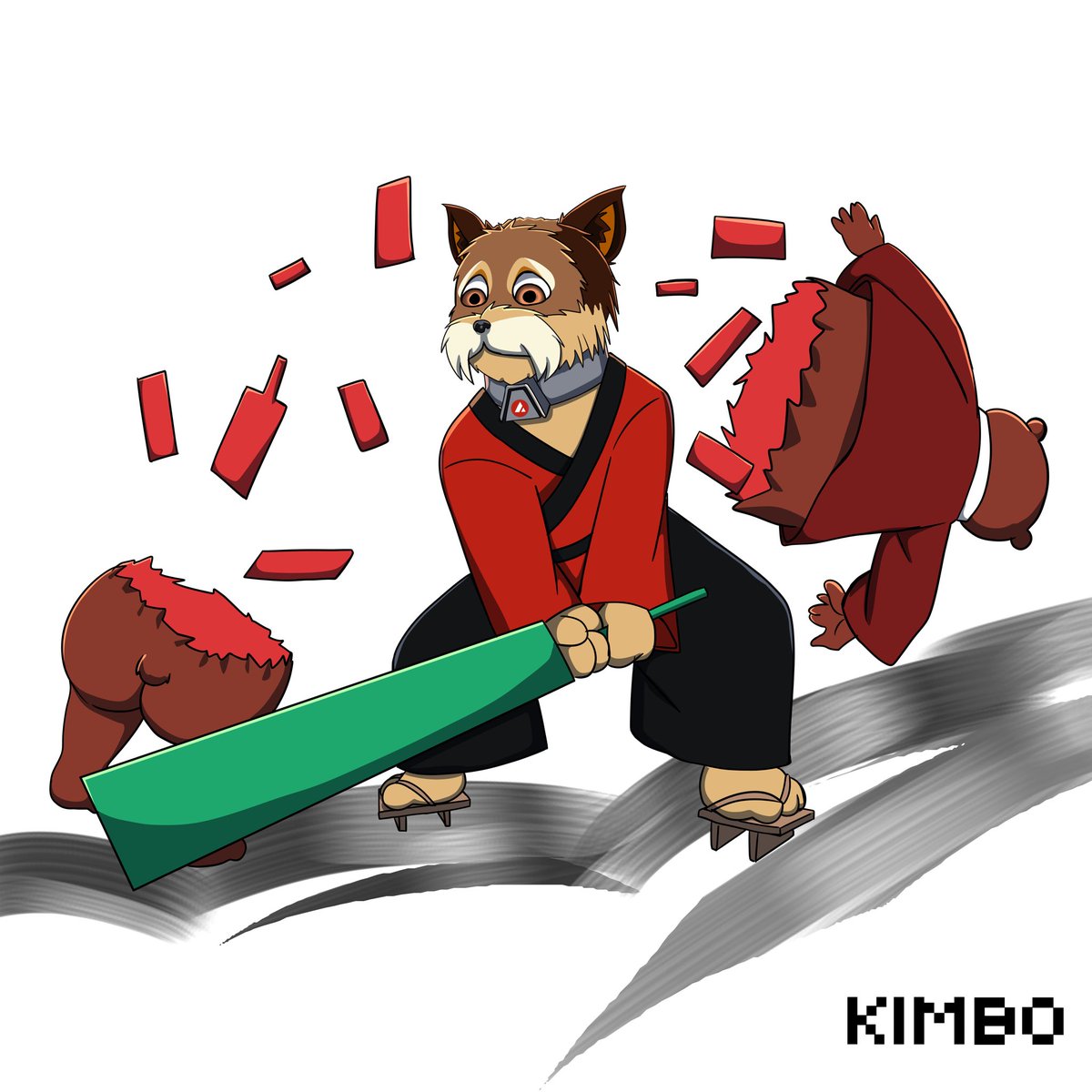 $KIMBO Never backs down from a fight 🐶🔺