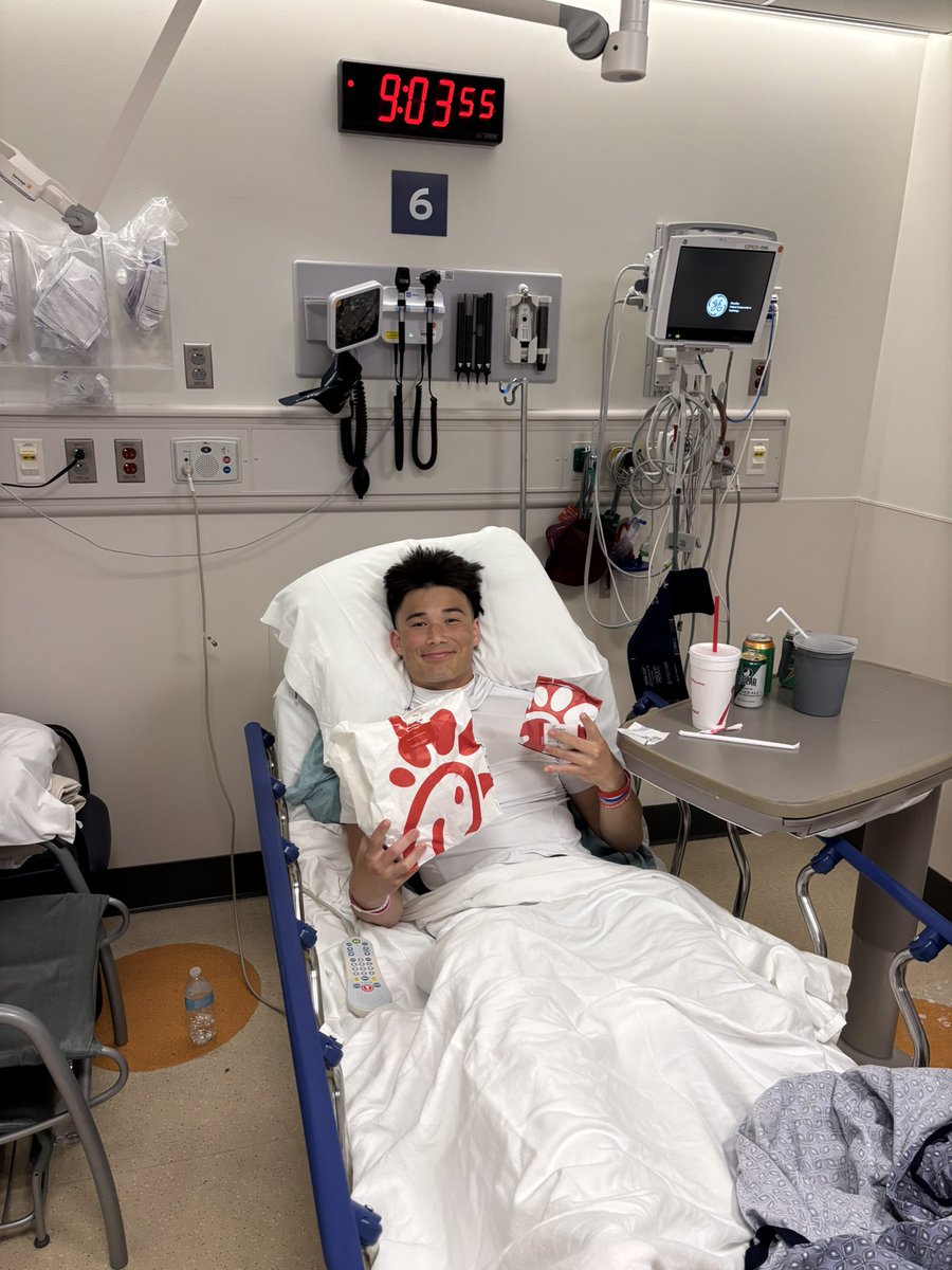 At the end of a dominant day at <a href="/EliteFBClinics/">Elite Football Clinics</a> I suffered a fractured Tibia and Fibula. My surgery went well and I am in great spirits. This is not the end of my journey, but rather the beginning of a newer, stronger, and even greater path. 

I want to specifically thank the