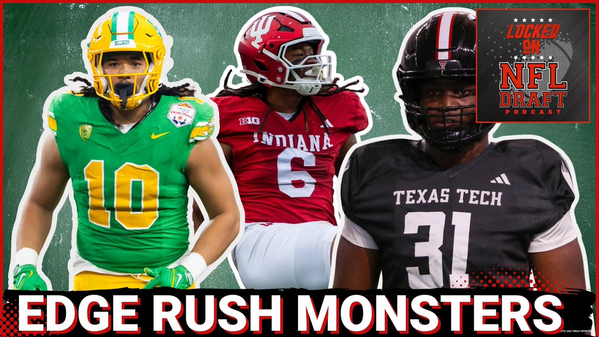 Locked On NFL Draft (@lo_nfldraft) on Twitter photo 🚨New Podcast🚨
<a href="/DP_NFL/">Full-Time Dame 💰</a> & <a href="/TheTalentCode/">Coach K | Keith Sanchez</a> discuss "Who's the next big NFL edge rusher?
🔴 Matayo Uiagalelei: 6'5" 270lb powerhouse
🔴 Mikail Kamara: Productive outlier at 6'1"
🔴 Is David Bailey the sleeper pass rusher in 2025?
#YourTeamEveryDay| #NFLDraft
Full Episode Below: 🚨New Podcast🚨
<a href="/DP_NFL/">Full-Time Dame 💰</a> & <a href="/TheTalentCode/">Coach K | Keith Sanchez</a> discuss "Who's the next big NFL edge rusher?
🔴 Matayo Uiagalelei: 6'5" 270lb powerhouse
🔴 Mikail Kamara: Productive outlier at 6'1"
🔴 Is David Bailey the sleeper pass rusher in 2025?
#YourTeamEveryDay| #NFLDraft
Full Episode Below: