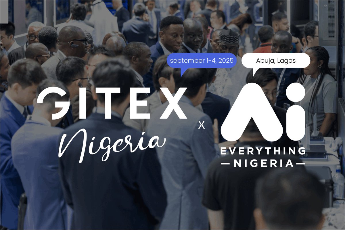 VNTR Capital (@vntrcapital) on Twitter photo Nigeria’s digital future is moving fast 🇳🇬
Join us at <a href="/GITEXNG/">GITEX NIGERIA</a> 2025 — the leading platform driving innovation across tech, policy & investment
📍 Abuja & Lagos
📅 Sept 1–4
500+ officials. 40+ global speakers. One bold vision
🔗 event.gitexnigeria.ng/2025-startup-e… Nigeria’s digital future is moving fast 🇳🇬
Join us at <a href="/GITEXNG/">GITEX NIGERIA</a> 2025 — the leading platform driving innovation across tech, policy & investment
📍 Abuja & Lagos
📅 Sept 1–4
500+ officials. 40+ global speakers. One bold vision
🔗 event.gitexnigeria.ng/2025-startup-e…