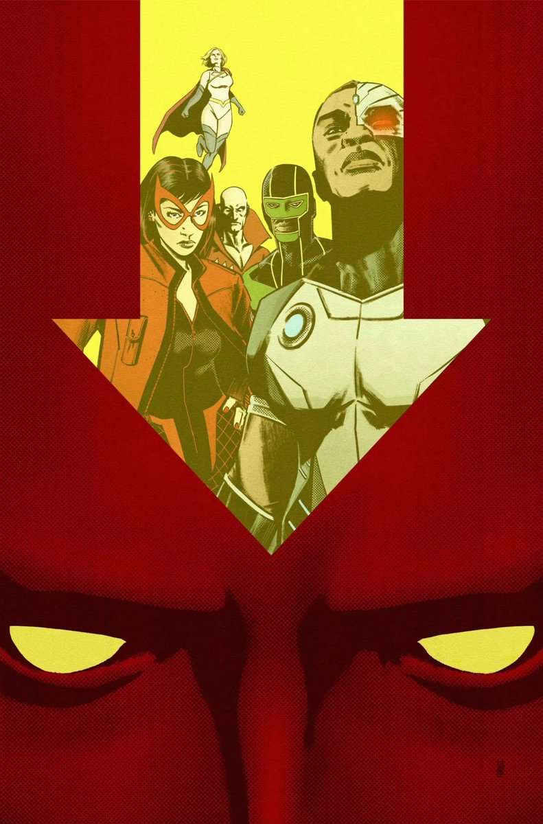 Variant cover for Justice League Red #2.