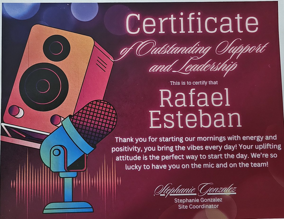 It is an honor to join such a talented and professional team for this summer camp.

Es un honor unirme a un equipo tan talentoso y profesional en este campamento de verano.

#CampCarmicael #AldineSWT #AldineImpact