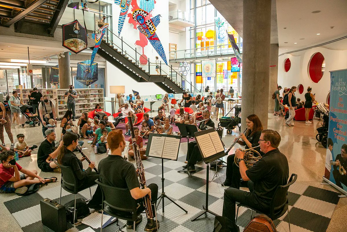Gina Hinojosa (@ginaforaustin) on Twitter photo In the District: Donāt miss Tuneful Tales with the Austin Symphony Orchestra! Enjoy the magic of live music & storytelling, in Spanish and English! š¶
š Mr. Tiger Goes Wild
š
Wed, June 25 @ 10 AM (Spanish) | 10:30 AM (English)
š <a href="/AustinPublicLib/">Austin Public Library</a>'s Central Library In the District: Donāt miss Tuneful Tales with the Austin Symphony Orchestra! Enjoy the magic of live music & storytelling, in Spanish and English! š¶
š Mr. Tiger Goes Wild
š
Wed, June 25 @ 10 AM (Spanish) | 10:30 AM (English)
š <a href="/AustinPublicLib/">Austin Public Library</a>'s Central Library