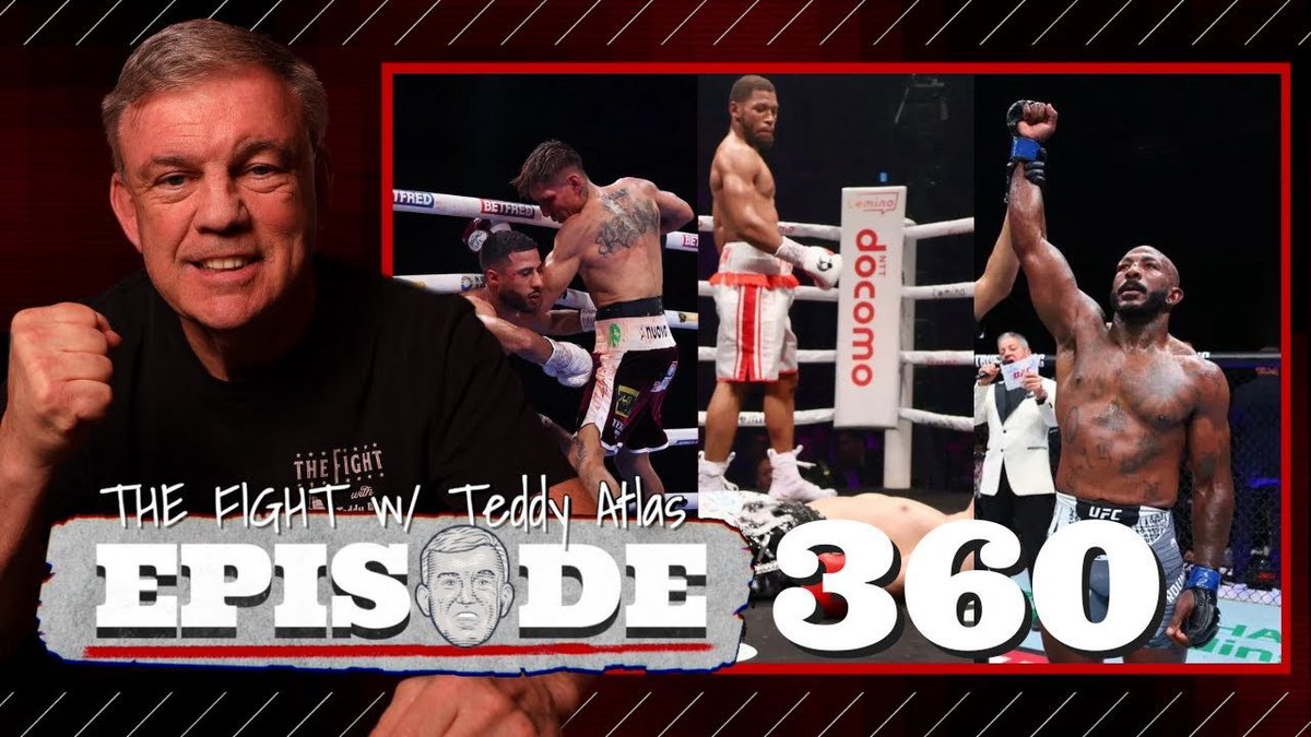 New Episode out now on @Youtube channel - The Fight with Teddy Atlas