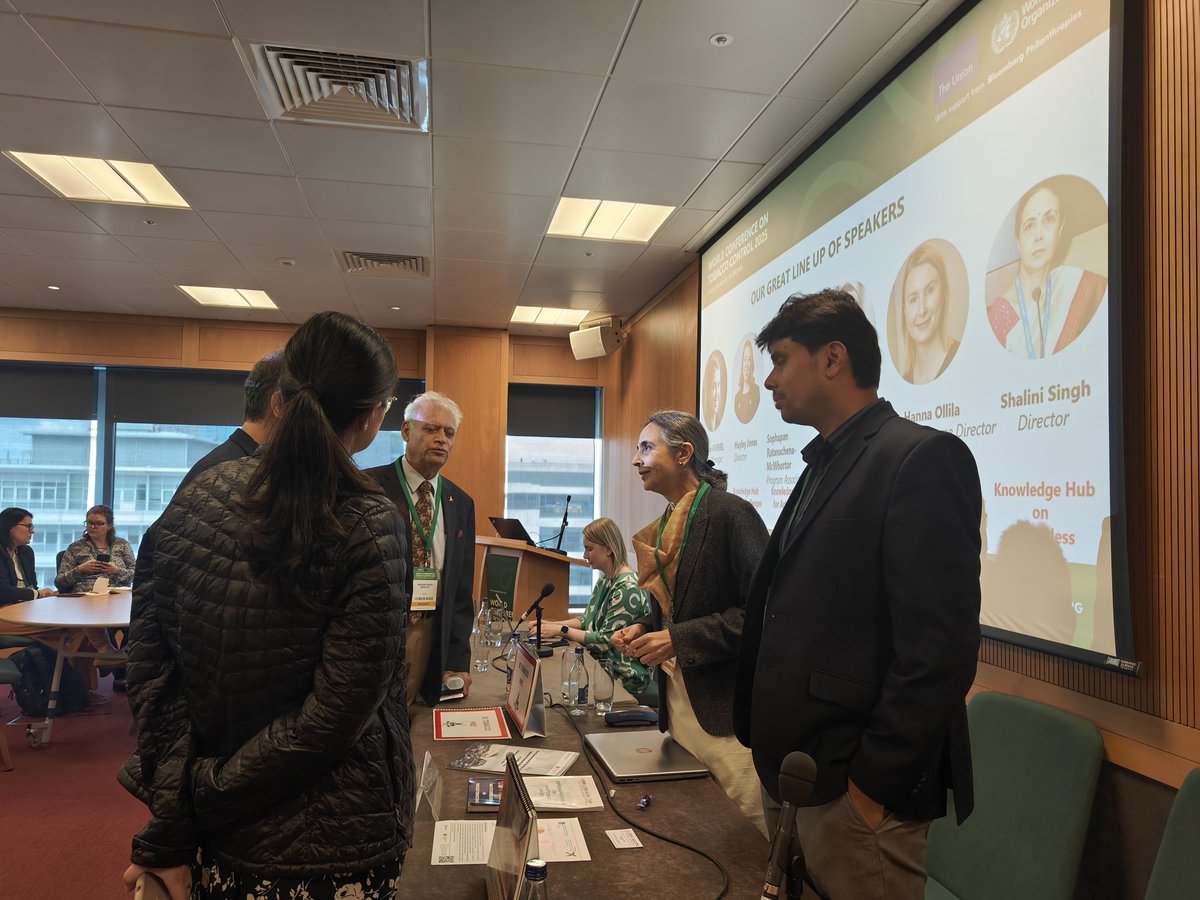 GKH_SLT's tweet image. Director @drshalini_icmr & Senior Scientist @prashantks_pks attending the @WCTC_official conference in Dublin, Ireland & presenting the work done at @GKH_SLT one of the 9 WHO FCTC Knowledge Hubs hosted at @icmr_nicpr