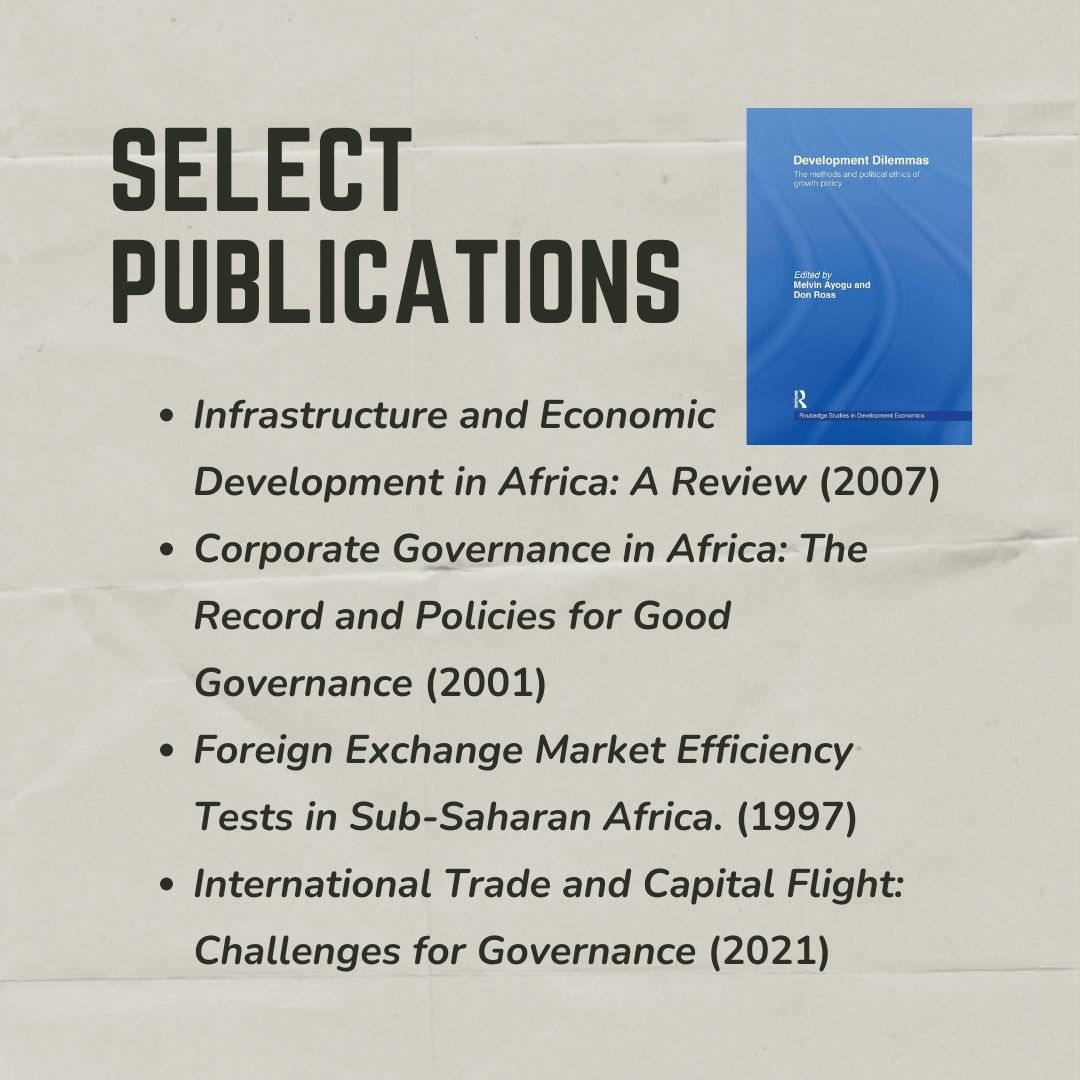 Emory African Studies (@emoryias) on Twitter photo Today we are happy to highlight another IAS core faculty member, Dr. Melvin Ayogu.
Dr. Ayogu is a professor of economics at Emory and his research focuses on Africa’s core development challenges.
#africanstudies #africaeconomics #emoryeconomics #emorycollege Today we are happy to highlight another IAS core faculty member, Dr. Melvin Ayogu.
Dr. Ayogu is a professor of economics at Emory and his research focuses on Africa’s core development challenges.
#africanstudies #africaeconomics #emoryeconomics #emorycollege