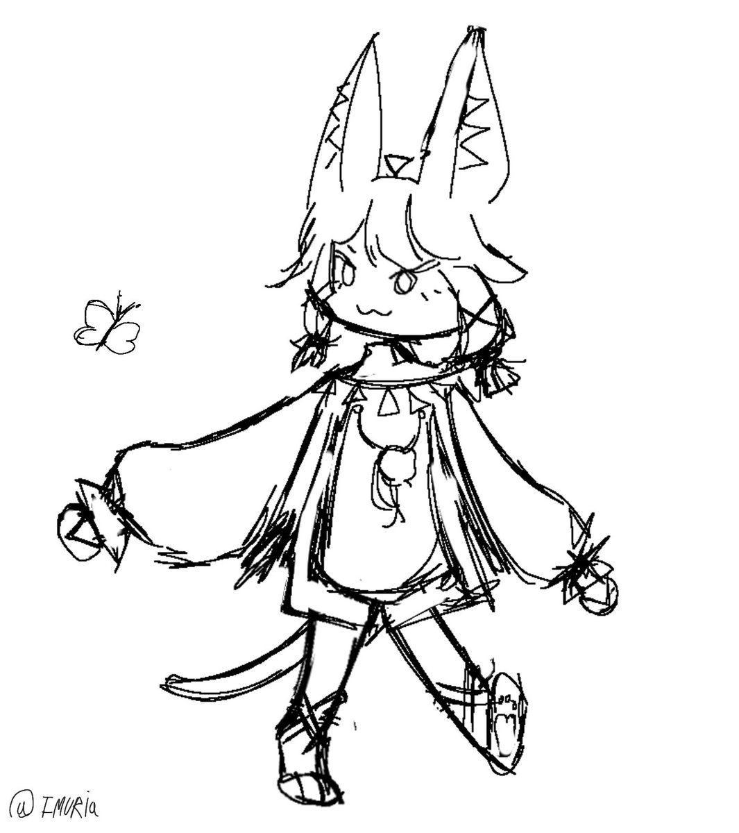 imuriaa's tweet image. I turned my cat into a silly character design sketch
#キャラデザ #イラスト #絵描きさんと繋がりたい