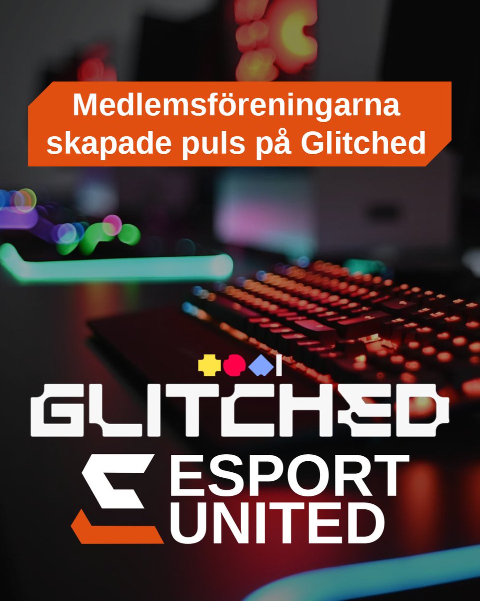 Esport United (@esport_united) on Twitter photo Våra medlemsföreningar skapade riktig LAN-puls på <a href="/glitchedSE/">GlitchedSE</a> - med allt från mästerskapsfinaler och turneringar till community-aktiviteter och livesändningar! 🧡
👉 Läs i artikeln nedan om deras insatser på Elmia:
🔗 esportunited.com/medlemsforenin… Våra medlemsföreningar skapade riktig LAN-puls på <a href="/glitchedSE/">GlitchedSE</a> - med allt från mästerskapsfinaler och turneringar till community-aktiviteter och livesändningar! 🧡
👉 Läs i artikeln nedan om deras insatser på Elmia:
🔗 esportunited.com/medlemsforenin…