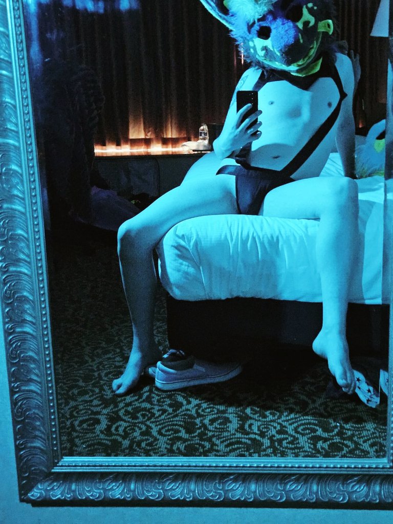 Barking at my own reflection