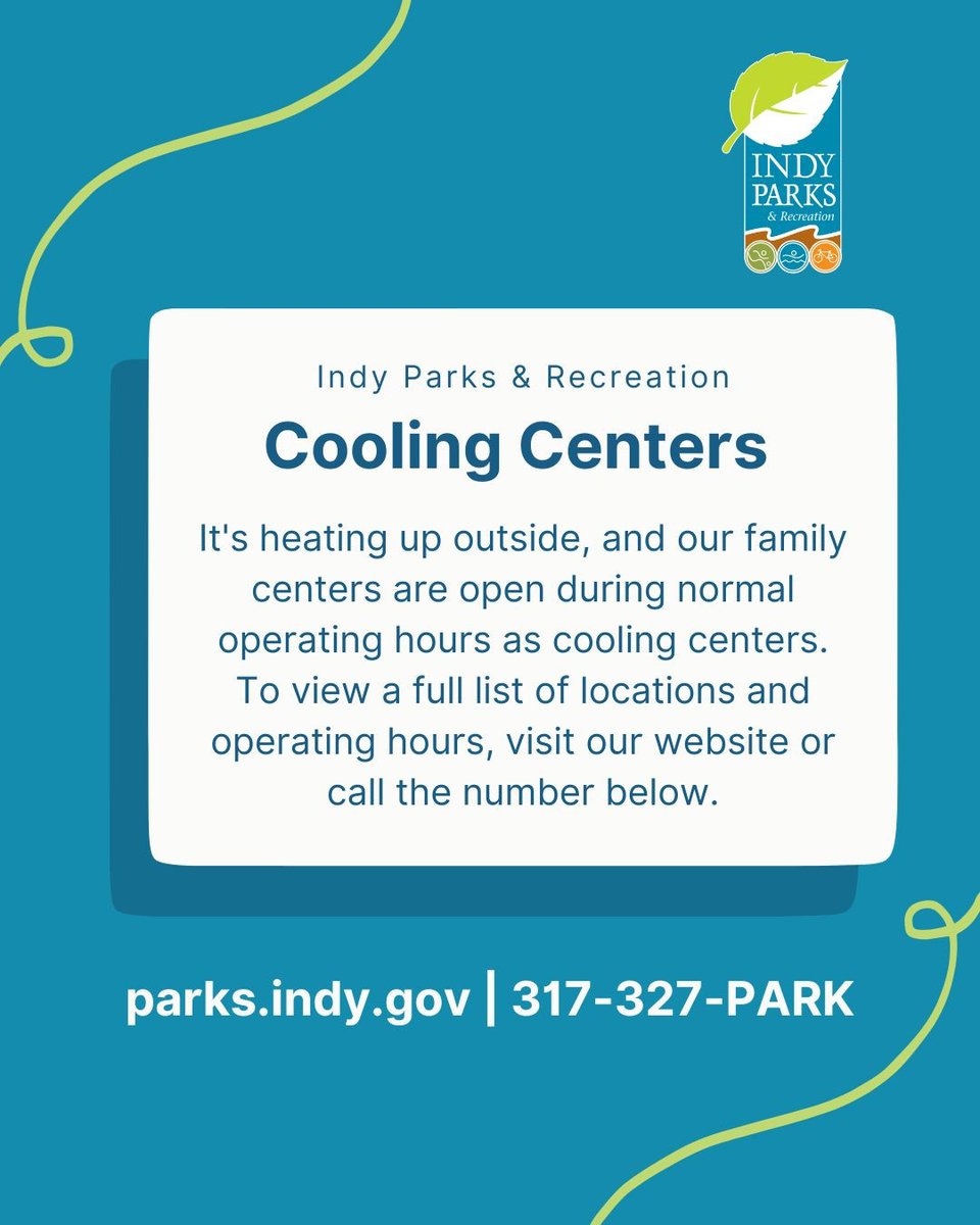 🌡️☀️ Indy will experience extremely high temperatures for the foreseeable future. 

Be prepared. Check on loved ones and neighbors. Get in A/C.

Extreme heat is the number one weather-related killer. But all heat-related deaths are preventable.

indy.gov/activity/ema-d…