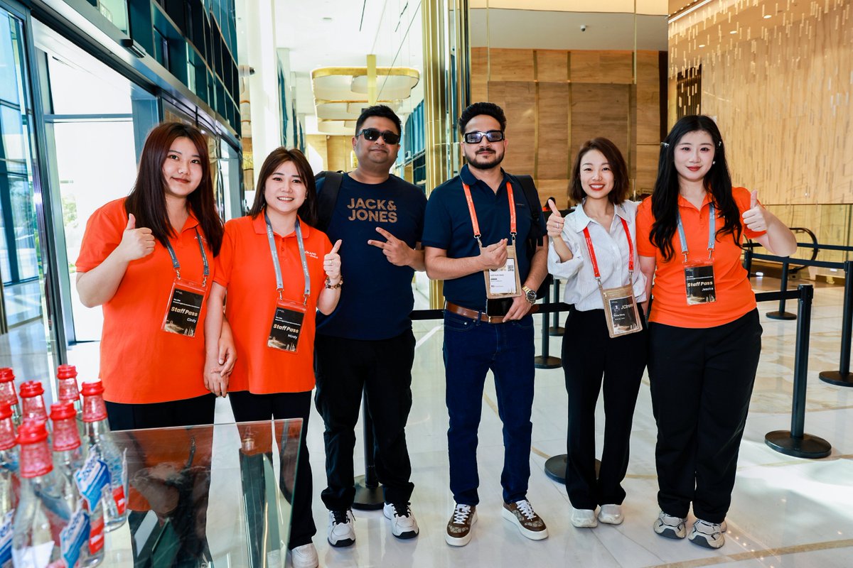 JCtransJCtrans's tweet image. 🌍 Connections that matter, moments that inspire.

At the 19th Global Freight Forwarders Conference, every handshake and every smile reflects the power of face-to-face networking.

#JCtrans #DubaiConference #LogisticsEvent #FreightForwarders #GlobalTrade #JCtransEvent