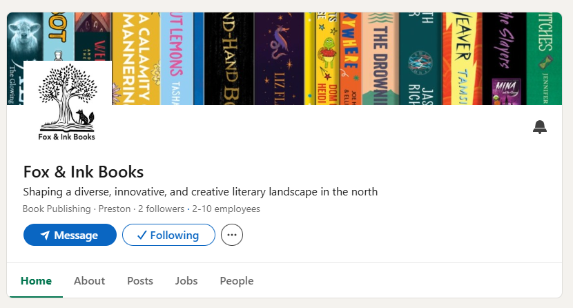We are on LinkedIn! Come and give us a follow🦊📚