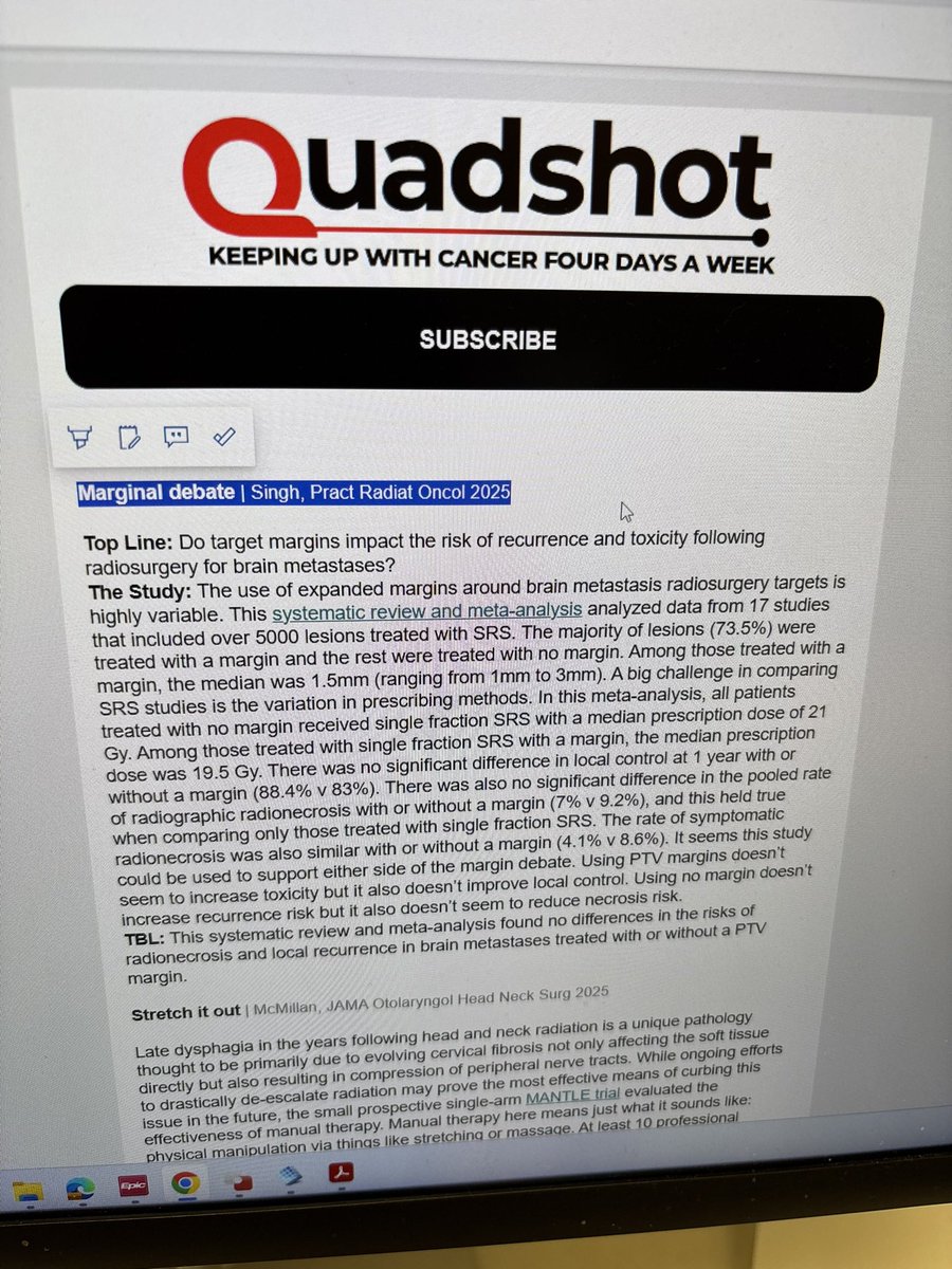 John G. Roubil, MD (@johnroubil) on Twitter photo Thank you for highlighting our work in ProShot (<a href="/ASTRO_org/">ASTRO</a>) #PracticalRO & <a href="/QuadShotNews/">QuadShot News</a> ! <a href="/LauraDoverMD/">Laura Dover</a> <a href="/Raj_Singh_MD/">Raj Singh, MD</a> <a href="/EricLehrer/">Eric Lehrer, MD</a> <a href="/joshuapalmermd/">Joshua D. Palmer, MD</a>
<a href="/VCURadOncRes/">VCU Radiation Oncology Residency</a> <a href="/VCUMassey/">VCU Massey Comprehensive Cancer Center</a>
practicalradonc.org/article/S1879-… Thank you for highlighting our work in ProShot (<a href="/ASTRO_org/">ASTRO</a>) #PracticalRO & <a href="/QuadShotNews/">QuadShot News</a> ! <a href="/LauraDoverMD/">Laura Dover</a> <a href="/Raj_Singh_MD/">Raj Singh, MD</a> <a href="/EricLehrer/">Eric Lehrer, MD</a> <a href="/joshuapalmermd/">Joshua D. Palmer, MD</a>
<a href="/VCURadOncRes/">VCU Radiation Oncology Residency</a> <a href="/VCUMassey/">VCU Massey Comprehensive Cancer Center</a>
practicalradonc.org/article/S1879-…