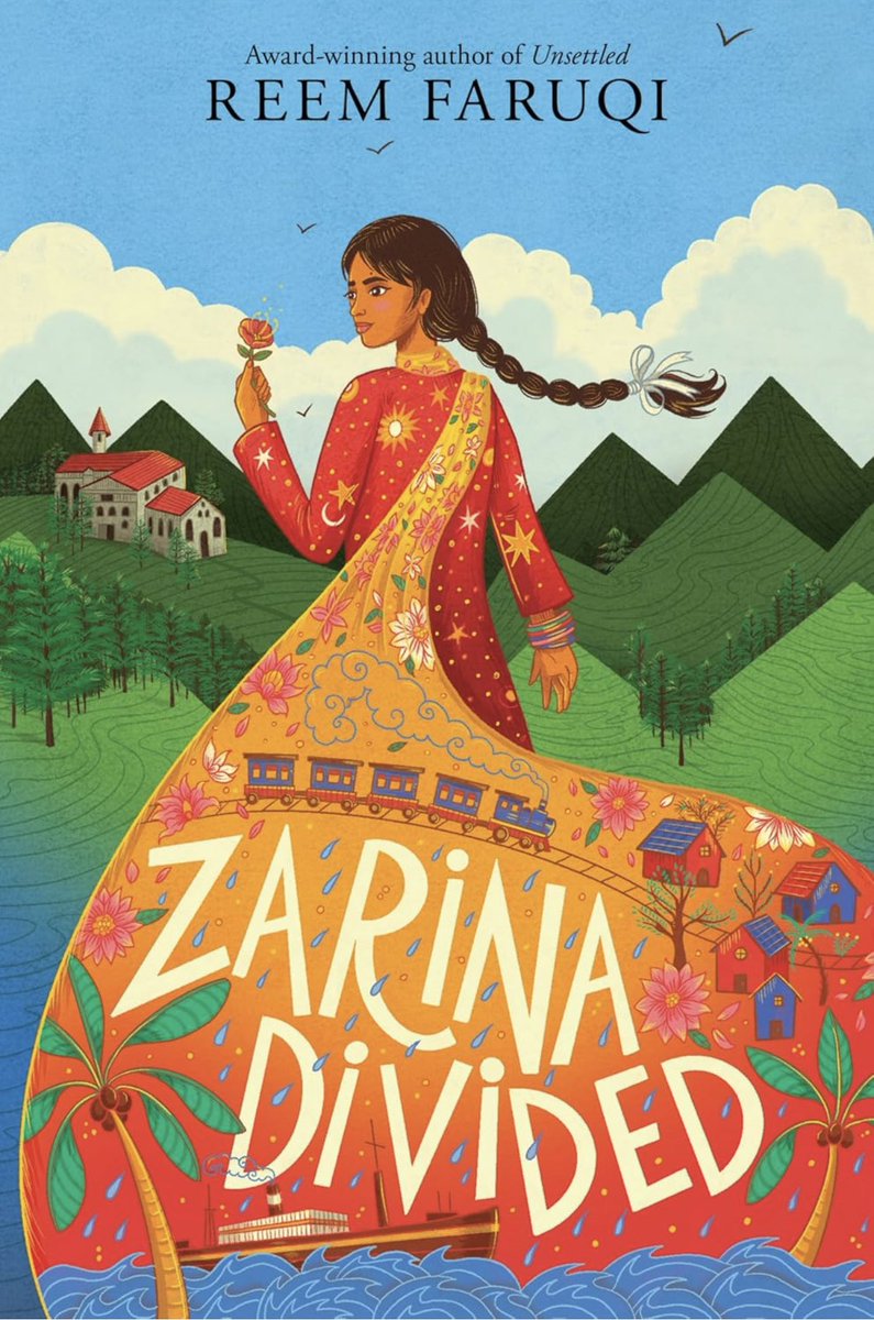 RelaWorsham's tweet image. Summer 2025 Read #13 Zarina Divided by Reem Faruqi. I love historical fiction about less familiar events because I learn so much! Zarina’s story of the partition of India in 1947 was so moving. The choice of a novel in verse is beautiful. Home is your family, not your location.