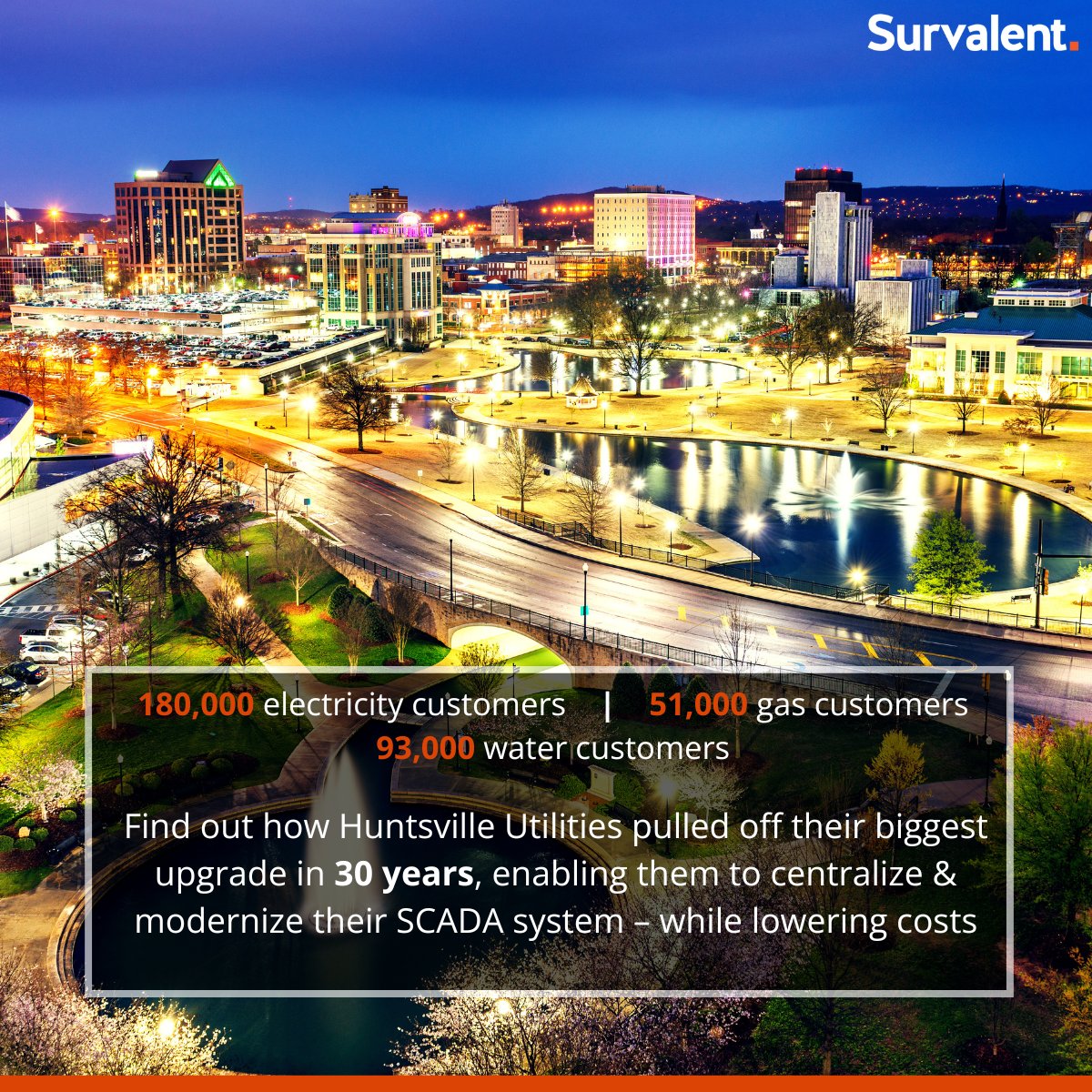 When Huntsville Utilities decided to migrate off their outdated SCADA system, they chose SurvalentONE SCADA. Learn how they modernized their network, lowered costs, and increased efficiency across their electric, gas &amp; water networks: bit.ly/44f239K

#SCADA #SmartGrid