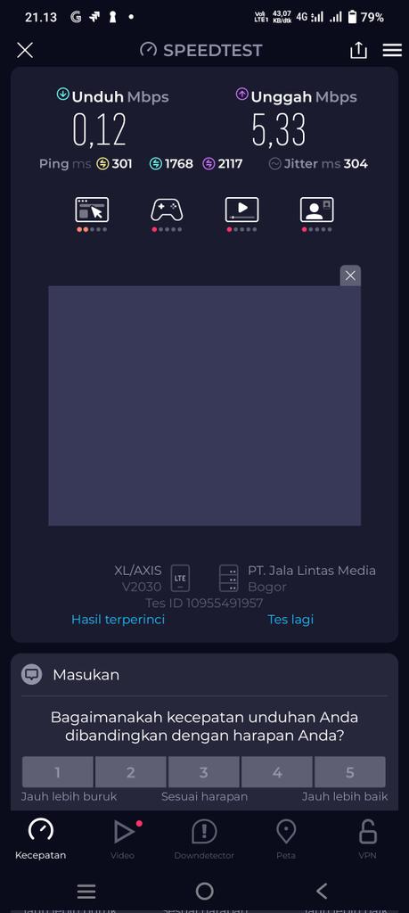 dalsegnov's tweet photo. @myXLCare Liat ping nya. Is it normal? Saya pake XL Prioritas, ga ngerti untungnya apa 🤣😭 https://t.co/8JjXndp2kH