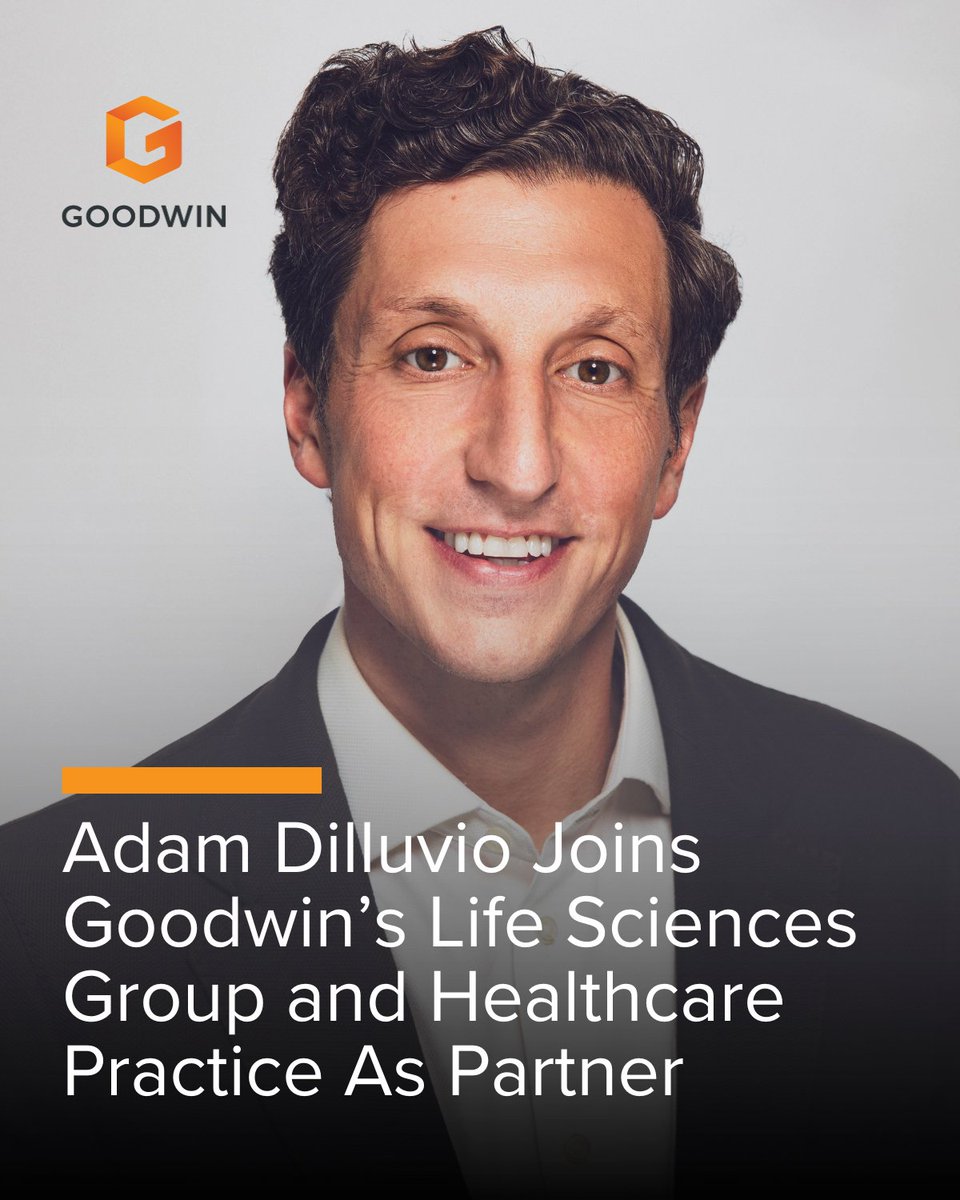 Adam Dilluvio has joined our #LifeSciences group and #Healthcare practice as a partner in the New York office.

Adam brings a breadth of expertise advising life sciences companies across the full spectrum of the corporate lifecycle, with extensive experience advising on mergers