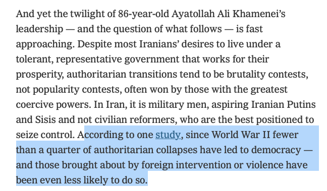 An exceptional subtle and informative <a href="/nytimes/">The New York Times</a> essay from my friend and Carnegie colleague <a href="/ksadjadpour/">Karim Sadjadpour</a> this am.

This paragraph, in particular, sticks with me.

nytimes.com/2025/06/23/opi…