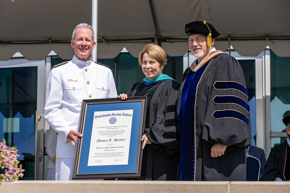 For more than 130 years, Mass Maritime has been “The Commonwealth’s Leadership University.” Its alumni go on to serve our country and communities, and play key roles in our maritime economy. 

As Governor, I could not be more proud of this public, state institution and all of its