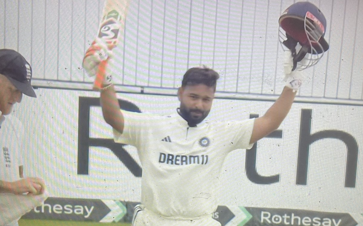 Transformation from Stupid , stupid and stupid to Superb , superb and superb in just one test match that too overseas and 💯s in both the innings is absolute cinema. Just remember the name - Rishabh punter.