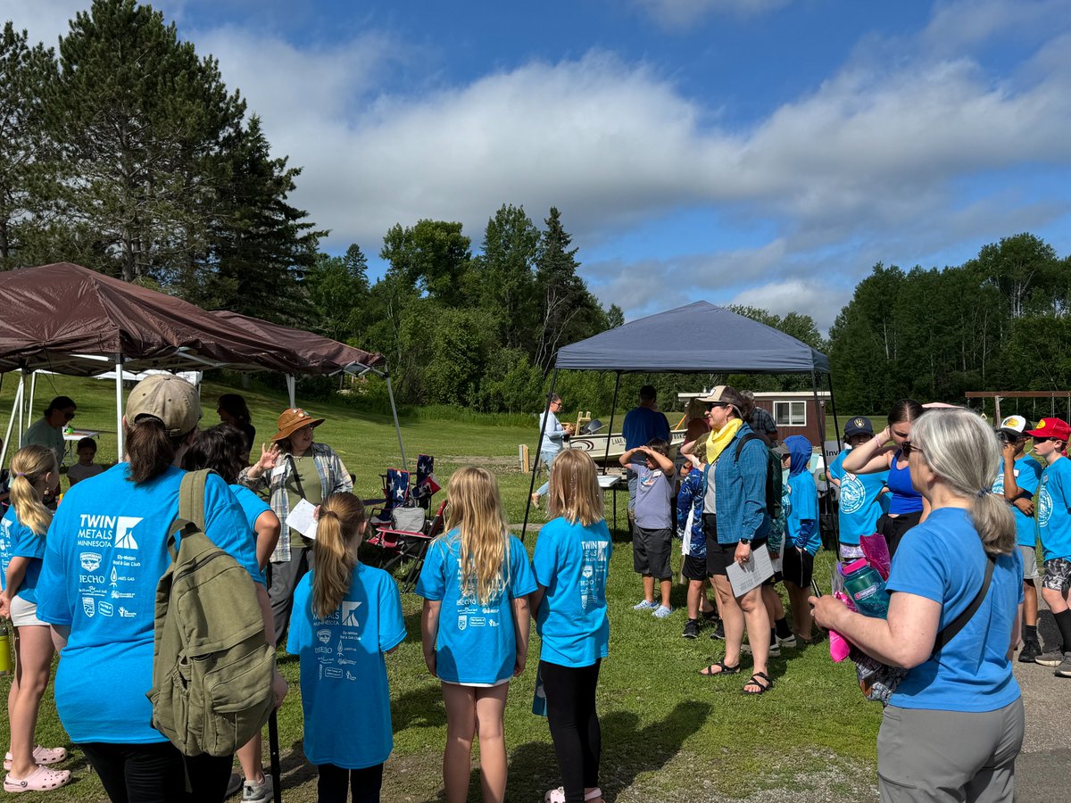 Twin Metals was proud to support this weekend's Northwoods Fishing Derby at Veterans On The Lake Resort as a sponsor! At the event, young anglers learn fishing techniques and essential water safety skills. Dean DeBeltz on the Twin Metals team enjoyed volunteering at the event.