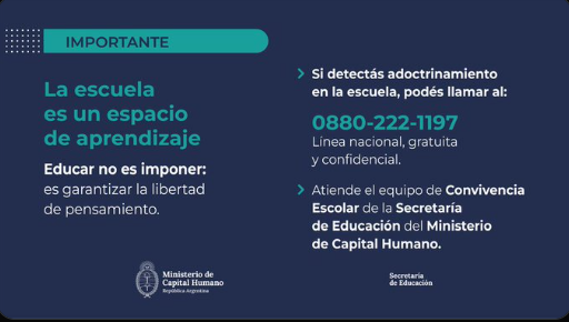 Tv_Libertaria's tweet image. 🚨BASTA DE ADOCTRINAMIENTO, DENUNCIÁ A TU PROFE K