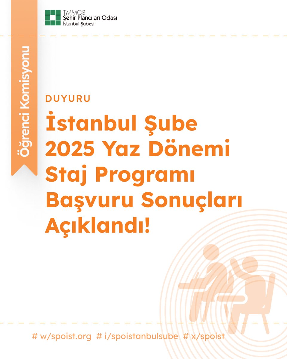 spoist's tweet image. 25 Ağustos – 19 Eylül 2025 tarihleri arasında düzenlenecek Yaz Dönemi Staj Programı için başvuru sonuçları açıklanmıştır.
Staj programına kabul edilen katılımcıların isim listesine aşağıdaki bağlantıdan ulaşabilirsiniz:
spo.org.tr/detay.php?sube…
Başvuru yapan tüm katılımcılara…